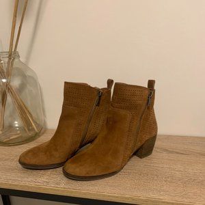 Lucky Brand Brown Suede Ankle Boots